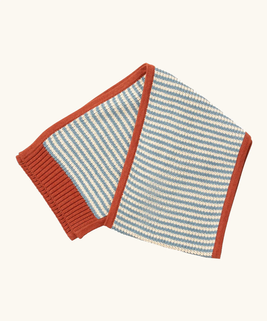 Little Green Radicals: Blue Striped Scarf