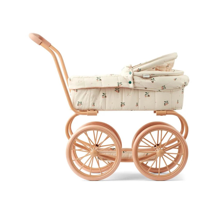 Liewood: Adaline Doll Pram - Peach / Sea shell - Acorn & Pip_Liewood