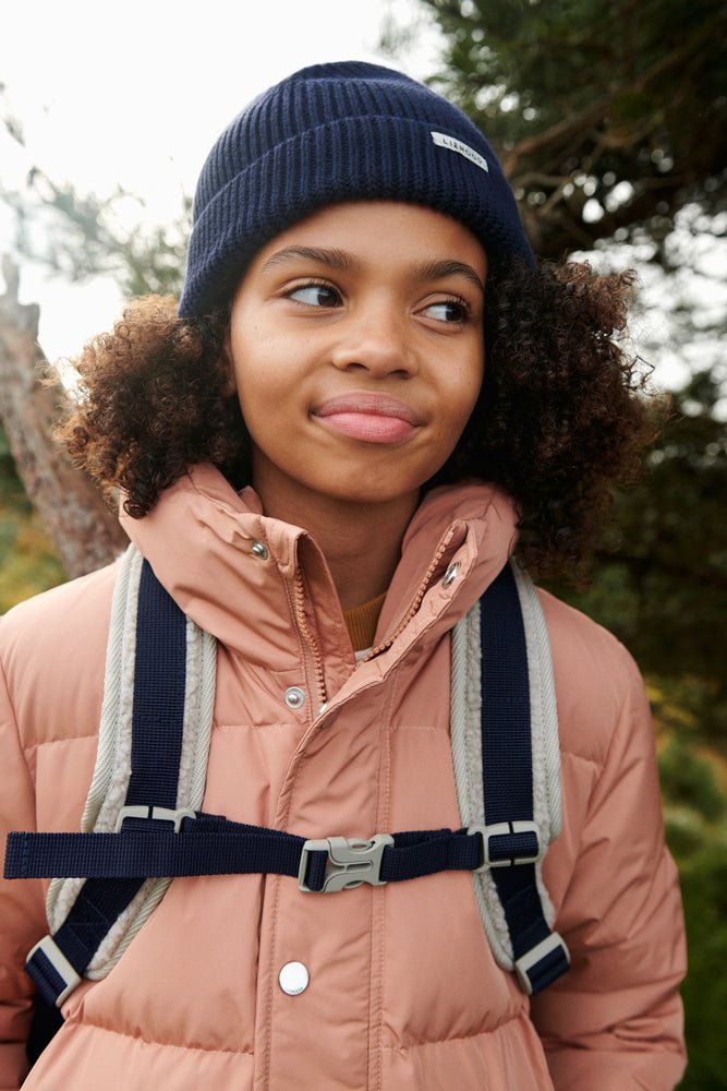 Liewood: Ezra Kids Beanie - Classic Navy - Acorn & Pip_Liewood