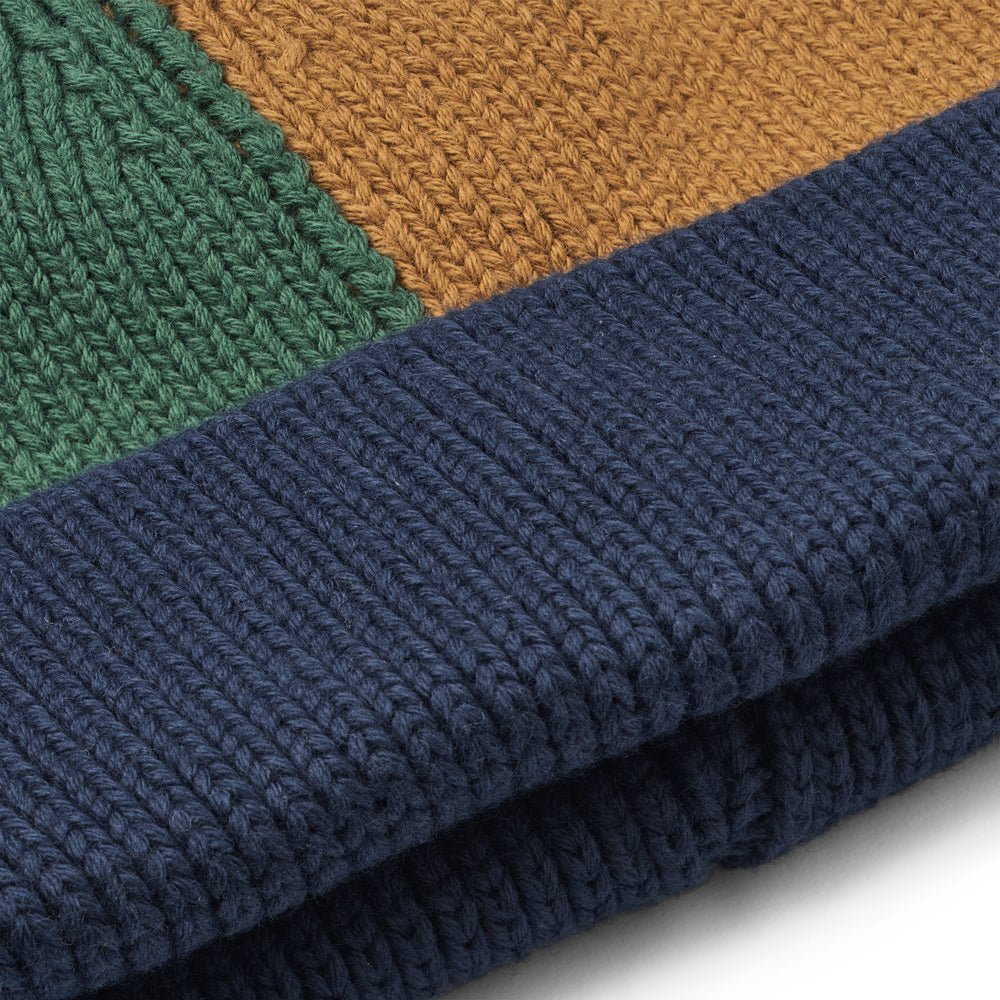 Liewood: Ezra Kids Beanie - Garden Green Mix - Acorn & Pip_Liewood