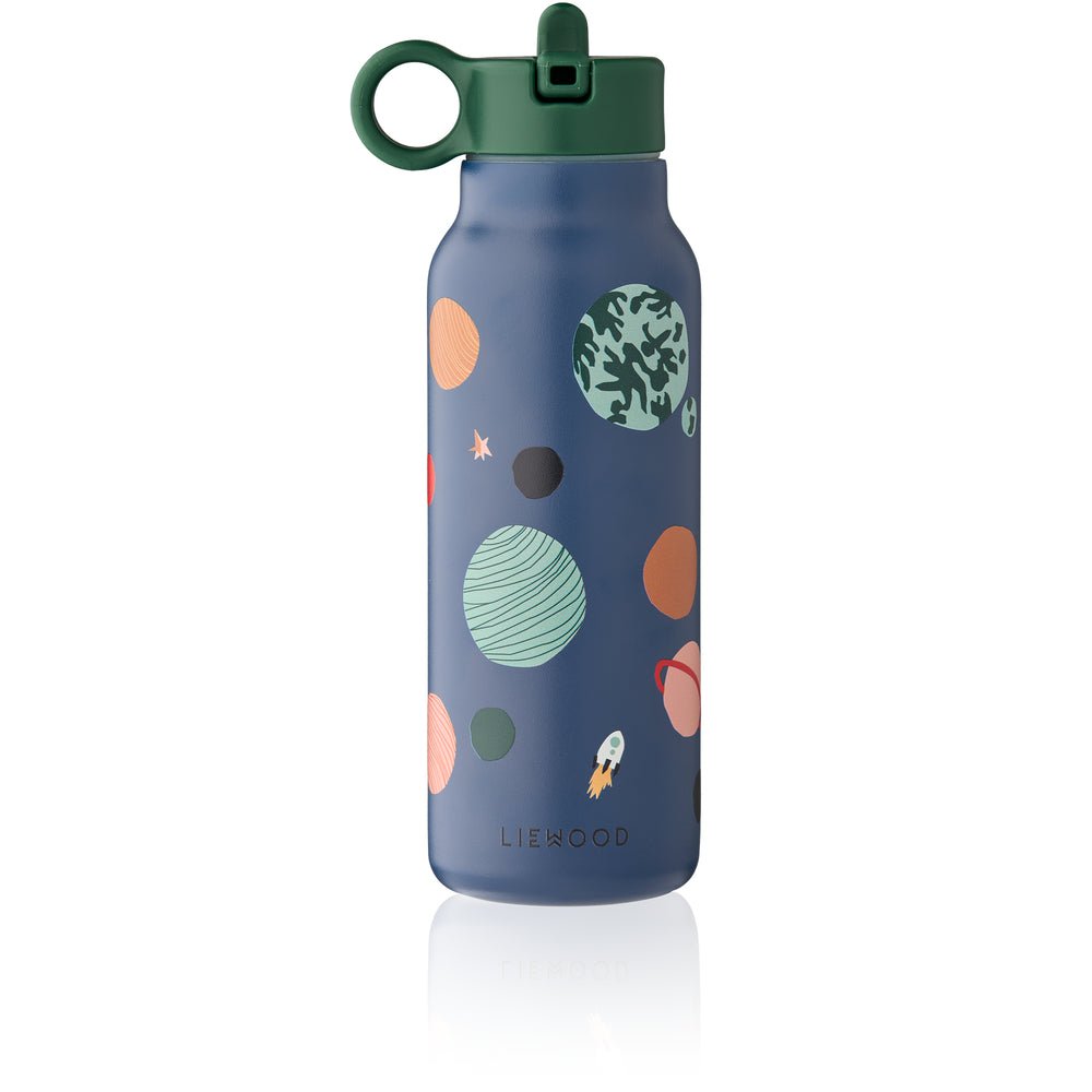 Liewood: Falk Water Bottle 350 ml - Universe / Classic navy - Acorn & Pip_Liewood