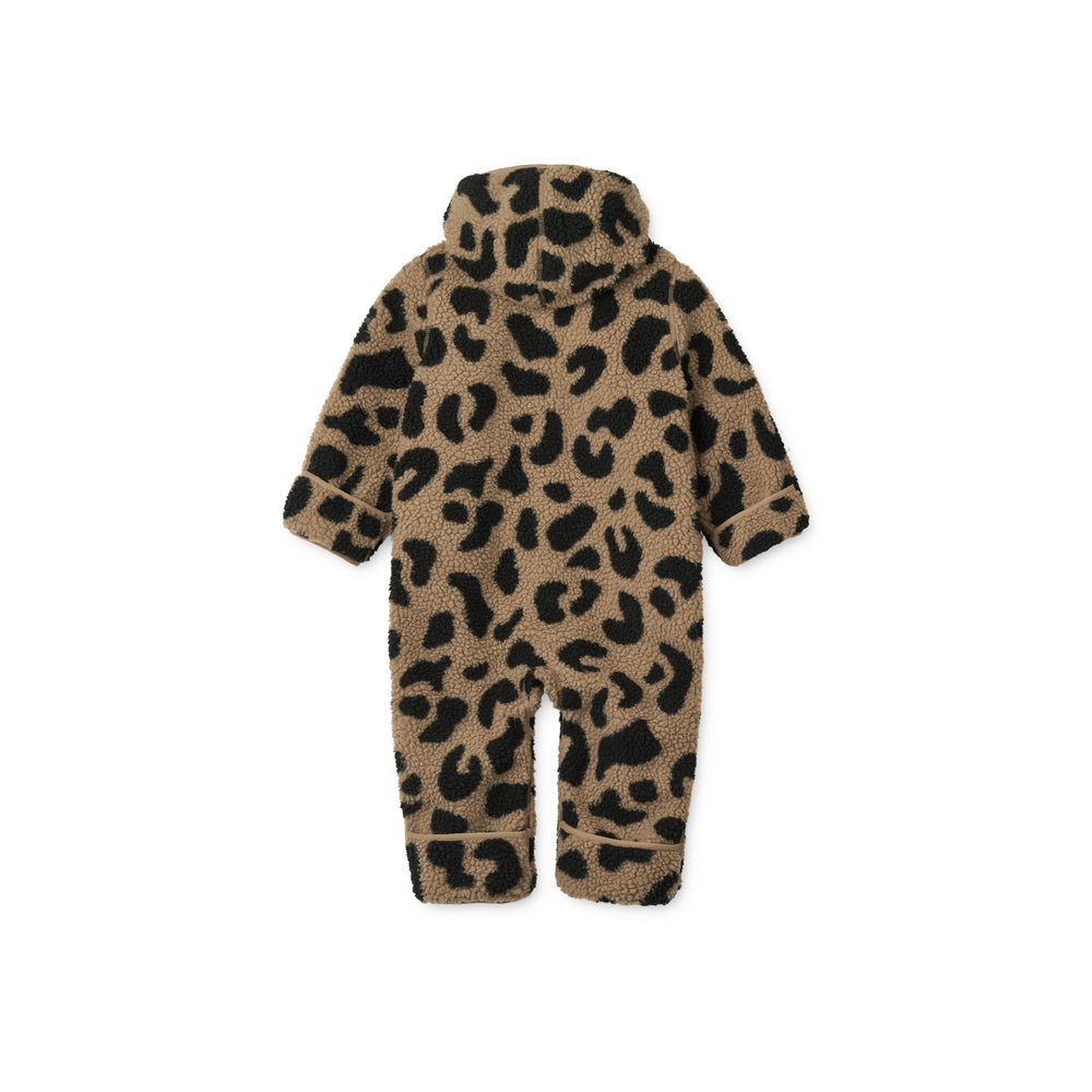 Liewood: Fraser Baby Pile Jumpsuit - Mega Leo / Oat Mix - Acorn & Pip_Liewood