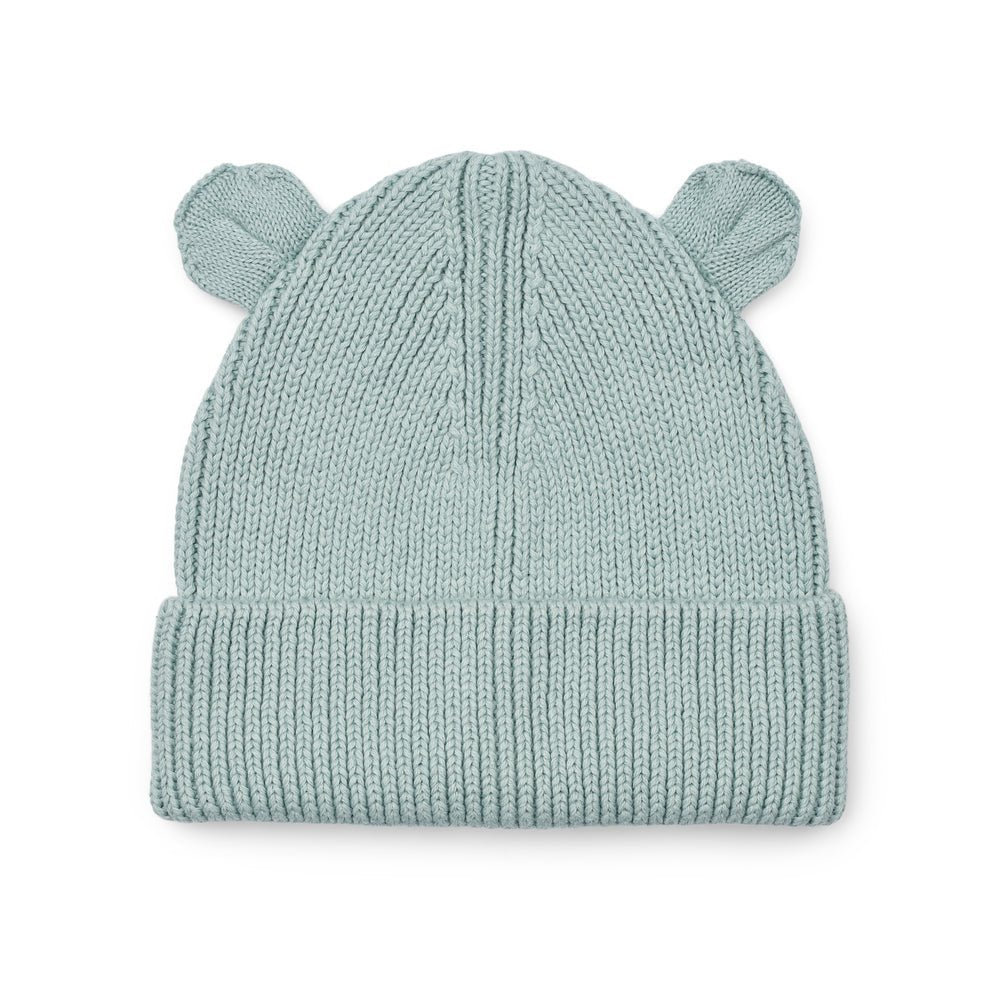 Liewood: Gina Beanie with Ears - Ice Blue - Acorn & Pip_Liewood