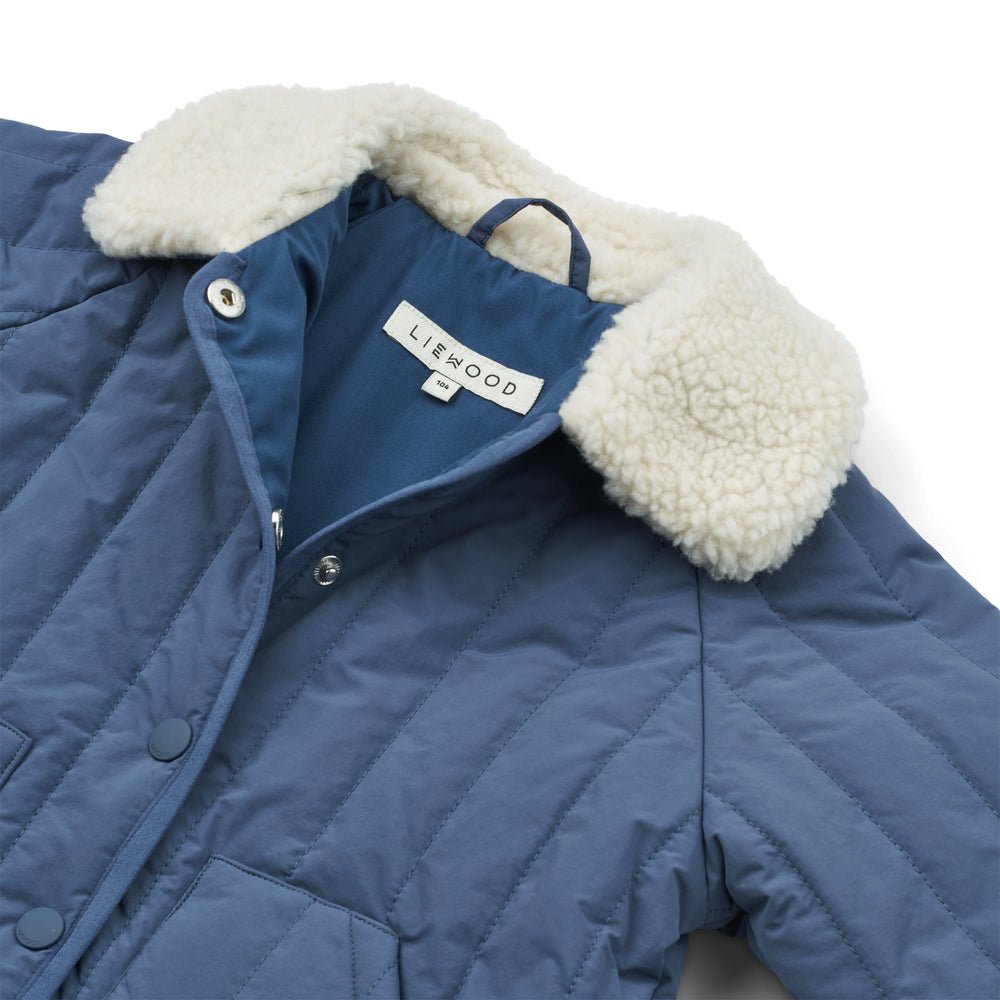 Liewood: Giro Kids Jacket - Sandy / Indigo Blue - Acorn & Pip_Liewood