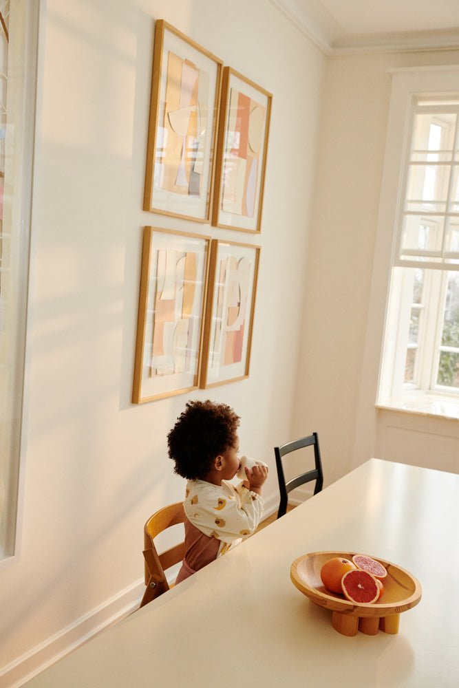 Liewood: Merle Printed Cape Bib - Elephant / Creme de la creme - Acorn & Pip_Liewood