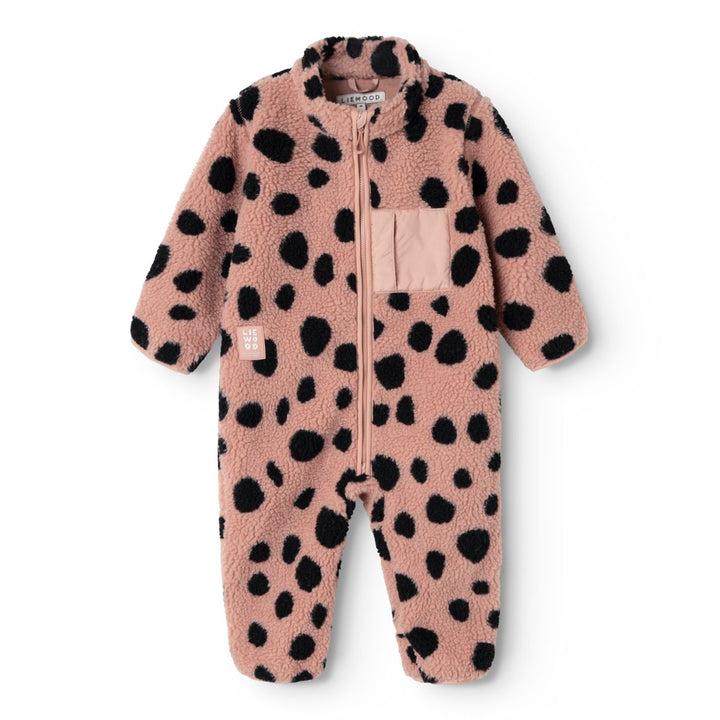 Liewood Nolano leopard pile jumpsuit