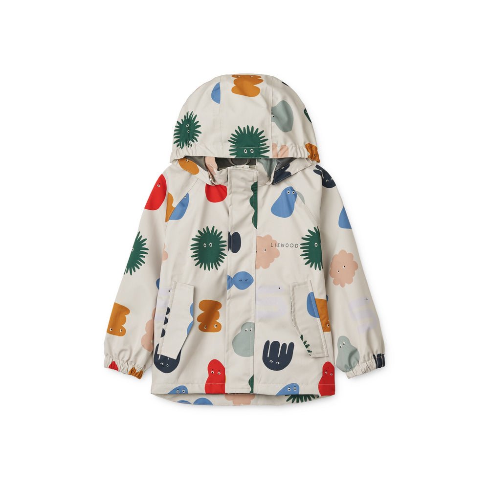 Liewood: Pedia Rain Jacket - The Liewood Gang / Sandy - Acorn & Pip_Liewood