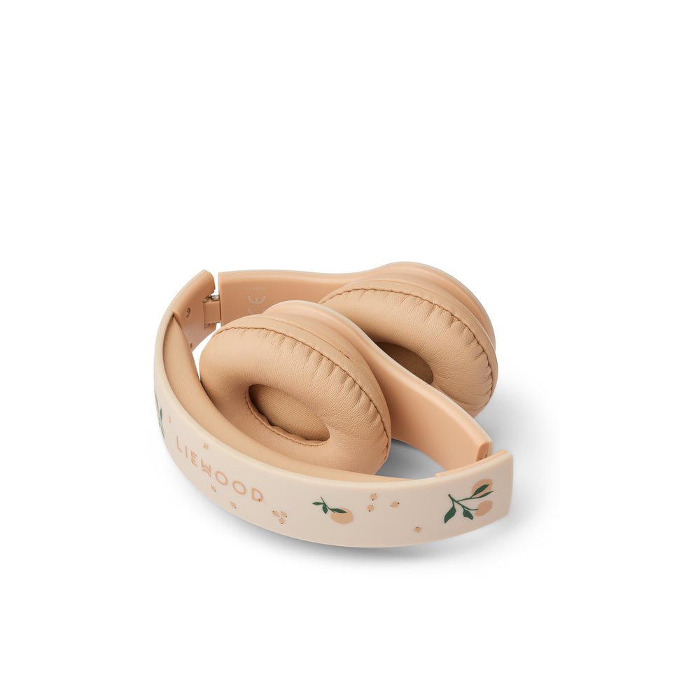 Liewood: Quinn Wireless Headphones - Peach - Acorn & Pip_Liewood