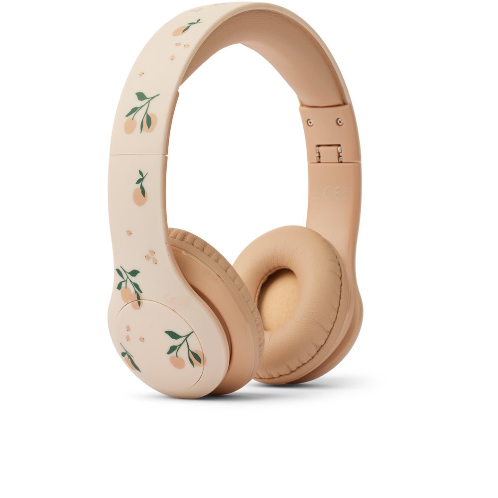 Liewood: Quinn Wireless Headphones - Peach - Acorn & Pip_Liewood