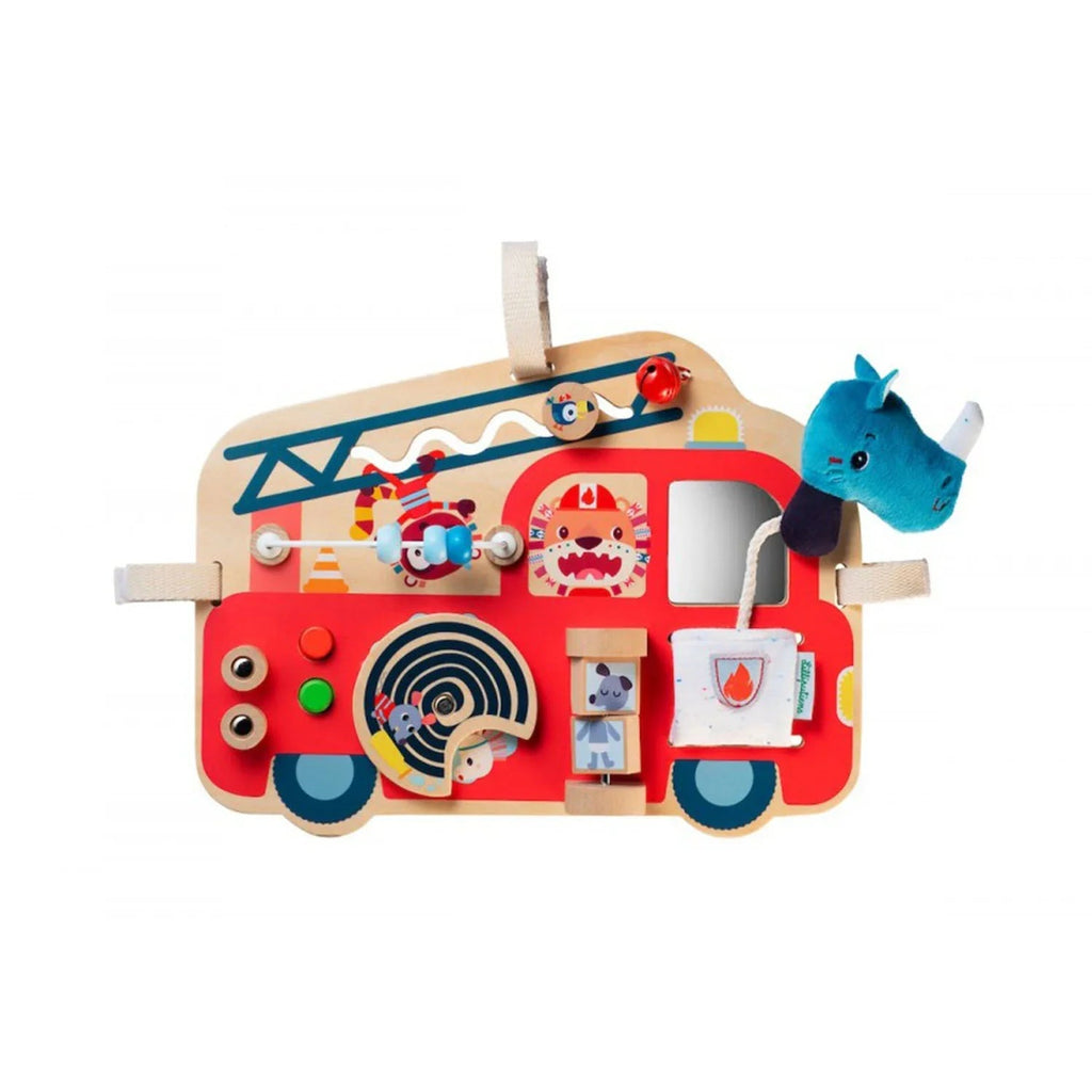 Lilliputeins: Activities Panel Fire Engine - Acorn & Pip_Lilliputiens