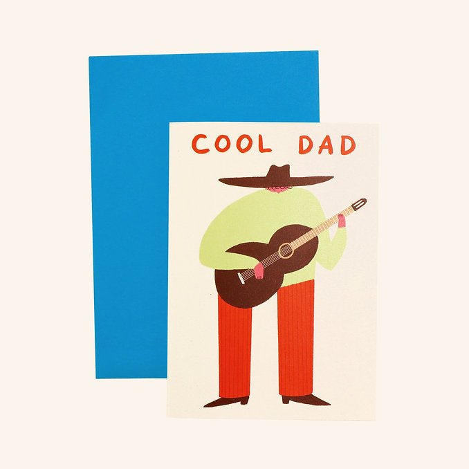 Little Black Cat: Cool Dad - Father’s Day Card - Acorn & Pip_Little Black Cat Illustrated