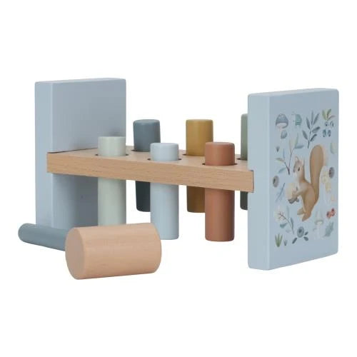 Little Dutch Forest Friends Wooden Pounding Bench