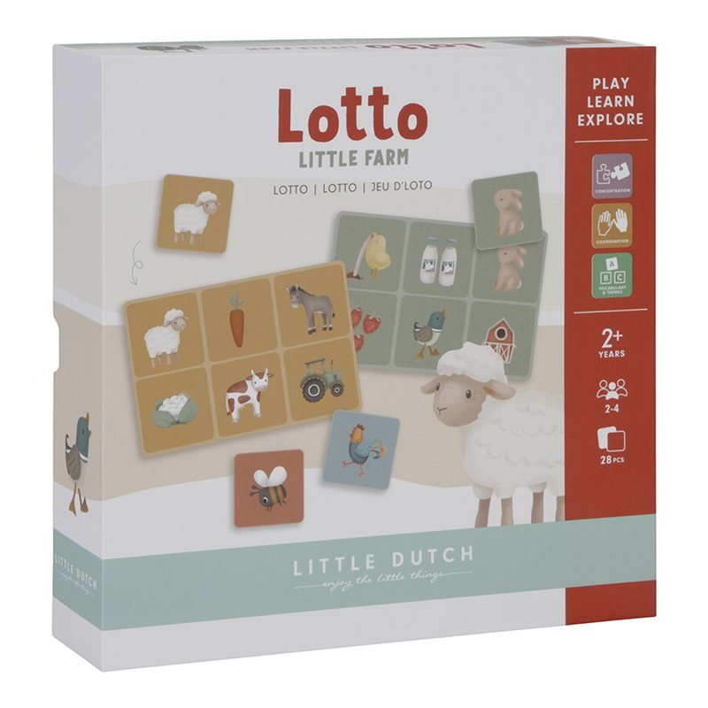 Little Dutch: Lotto Game - Little Farm - Acorn & Pip_Little Dutch