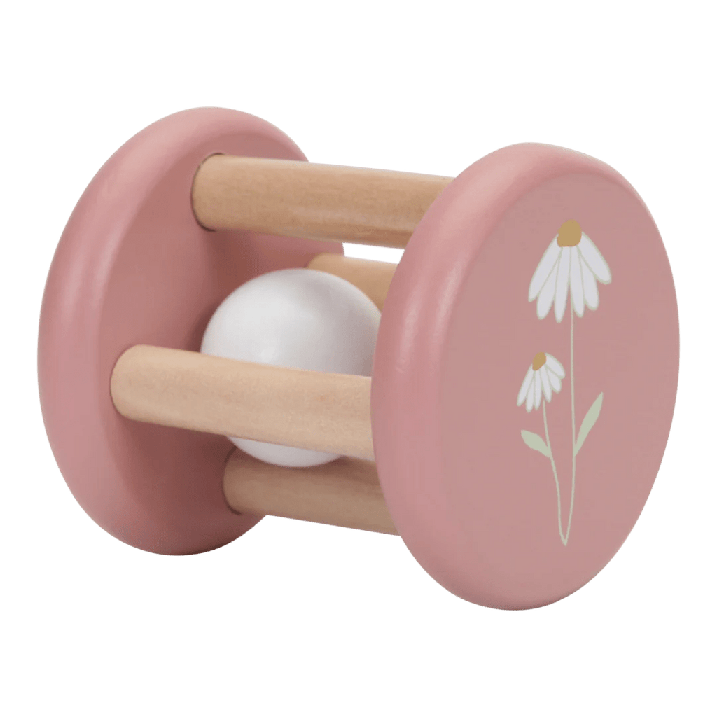 Little Dutch: Roller Rattle - Flower - Acorn & Pip_Little Dutch