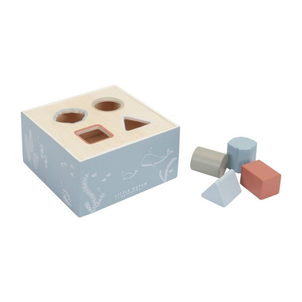 Little Dutch: Shape Sorter - Ocean Blue - Acorn & Pip_Little Dutch