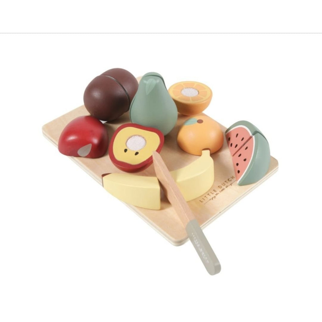 Little Dutch: Wooden Cutting Fruit - Acorn & Pip_Little Dutch