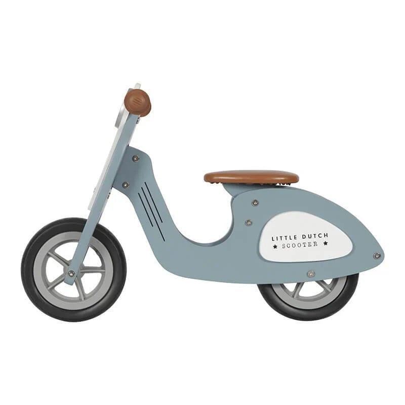 Little Dutch: Wooden Scooter - Blue - Acorn & Pip_Little Dutch