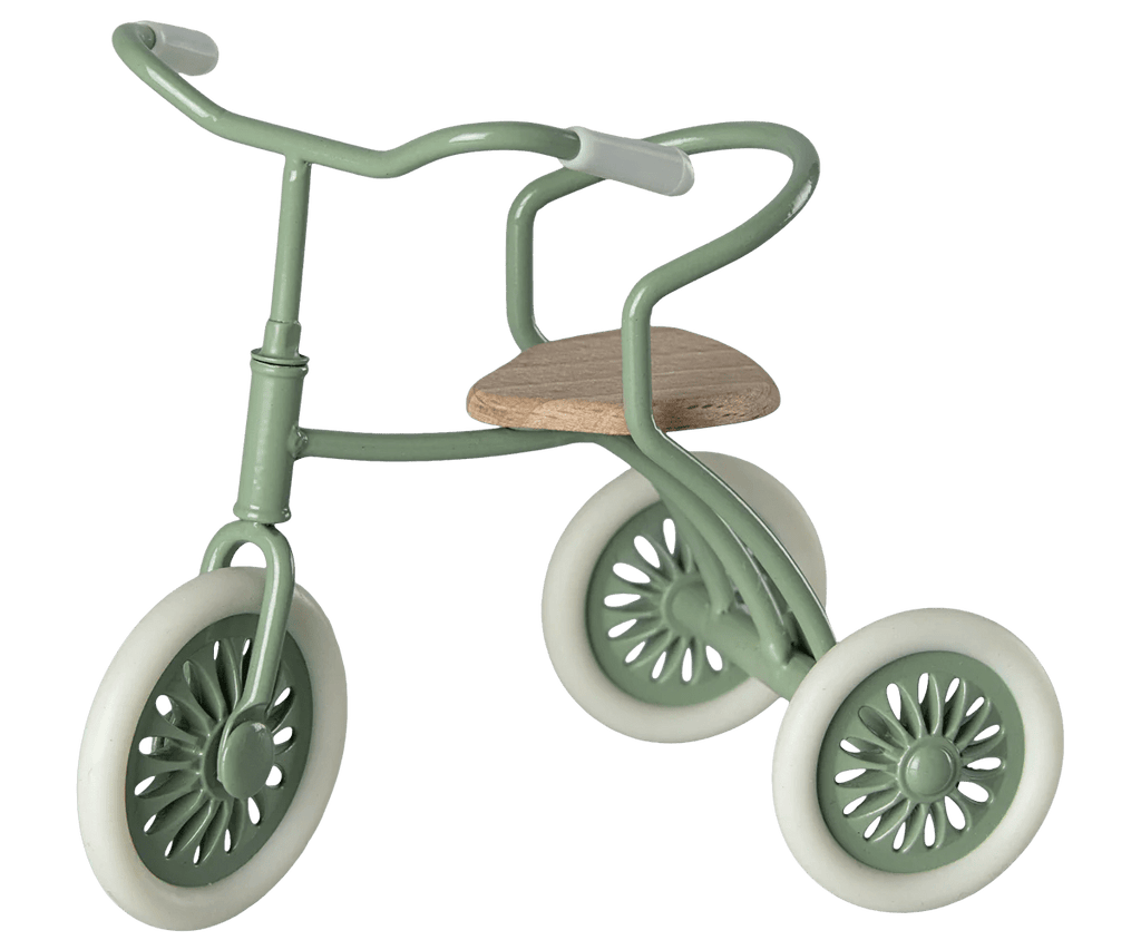 Maileg: Abri à Tricycle, Mouse - Green - Acorn & Pip_Maileg