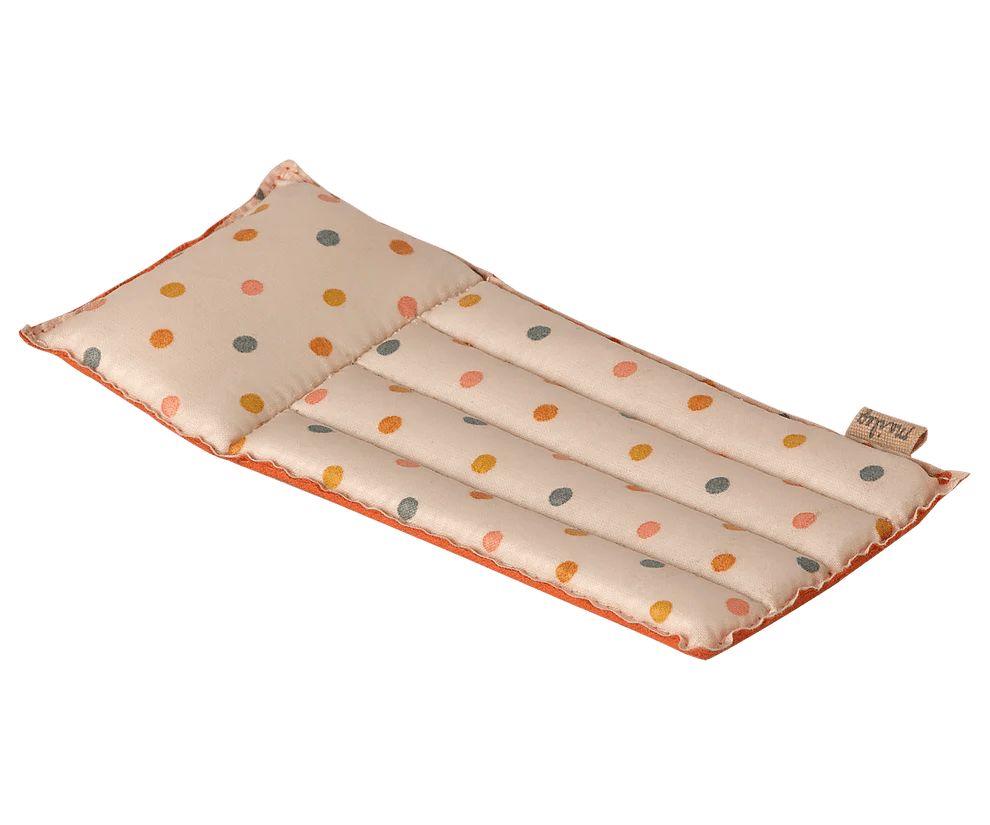 Maileg: Air mattress, Mouse - Multi Dot - Acorn & Pip_Maileg
