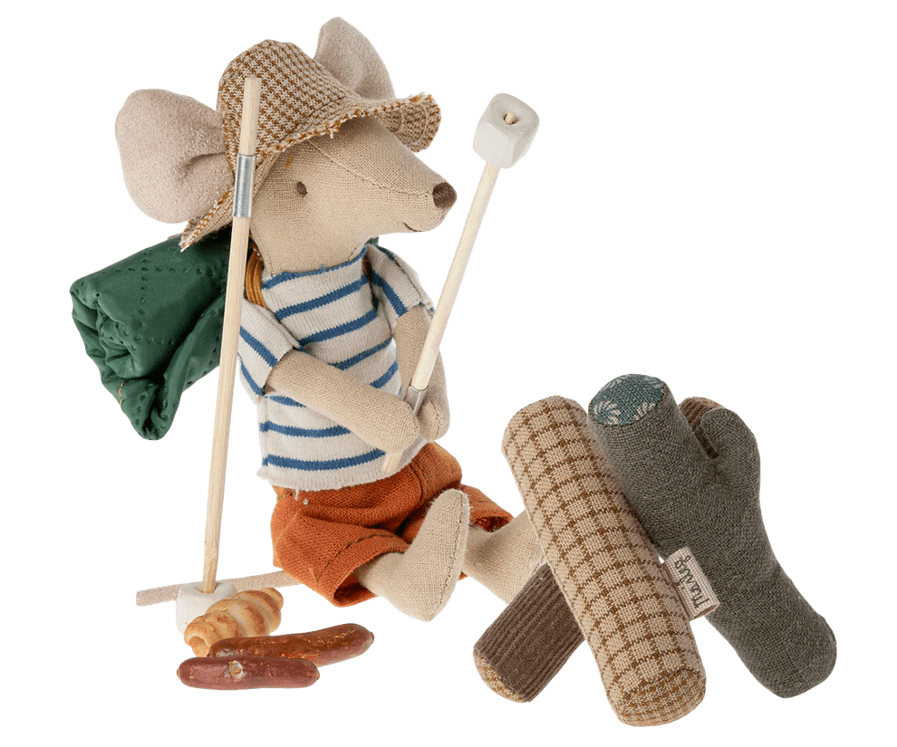 Maileg: Bonfire Set, Mouse - Acorn & Pip_Maileg