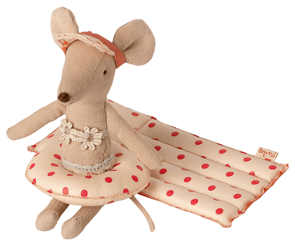 Maileg: Float, Small Mouse - Red Dot - Acorn & Pip_Maileg
