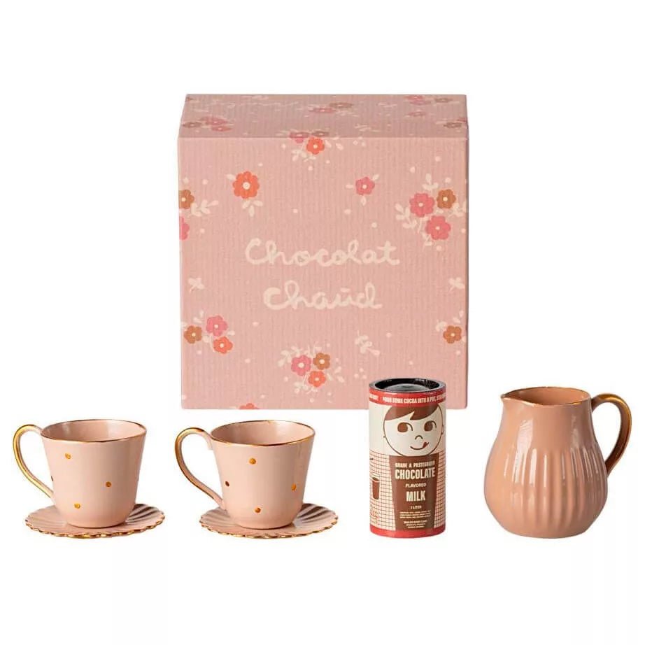 Maileg: Hot Chocolate Set - Mini - Acorn & Pip_Maileg