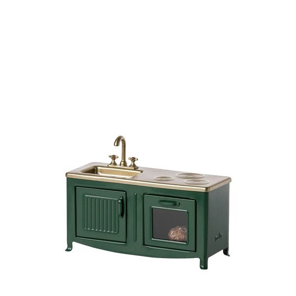 Maileg: Kitchen, Mouse - Dark Green - Acorn & Pip_Maileg