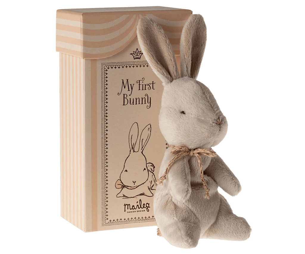 Maileg: My First Bunny - Off White / Rose - Acorn & Pip_Maileg