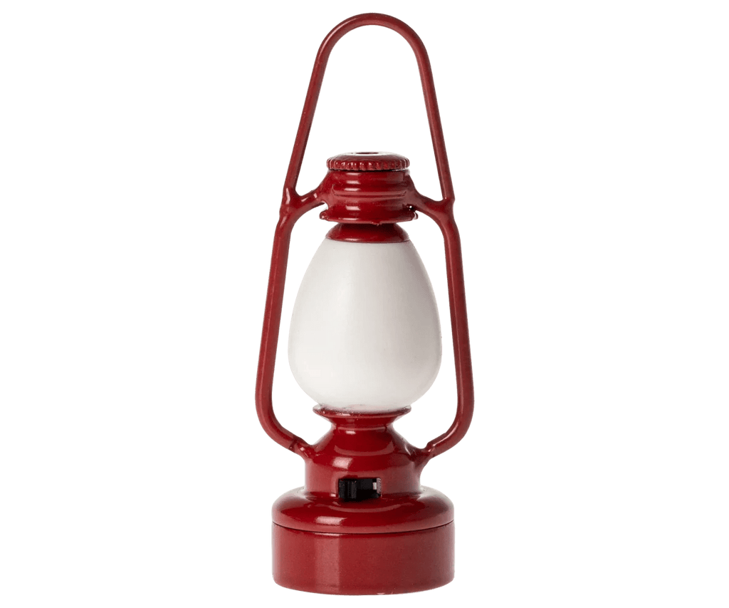 Maileg: Vintage Lantern, Red (Mouse) - Acorn & Pip_Maileg