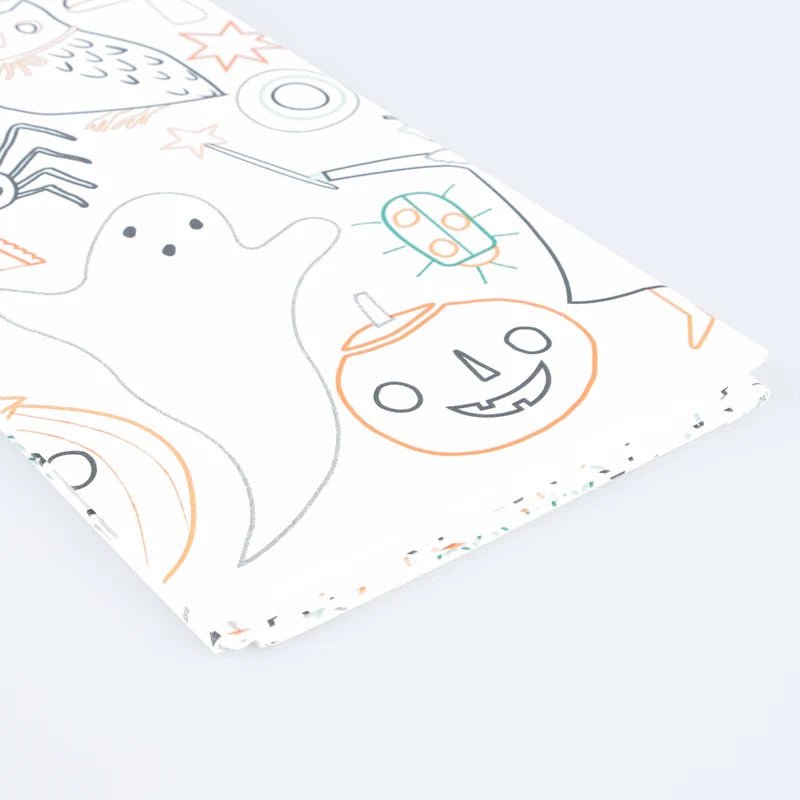 Meri Meri: Halloween Colour In Activity Tablecloth - Acorn & Pip_Meri Meri