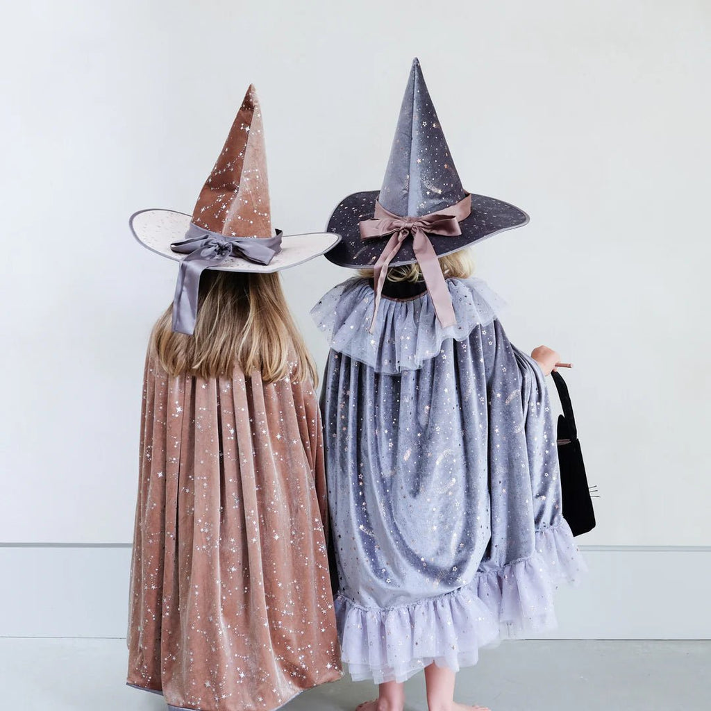 Mimi & Lula: Belinda Velvet Witch Cape - Acorn & Pip_Mimi & Lula