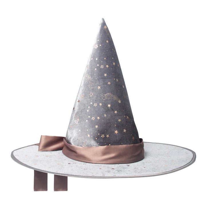 Mimi & Lula: Griselda Witch Hat - Grey - Acorn & Pip_Mimi & Lula