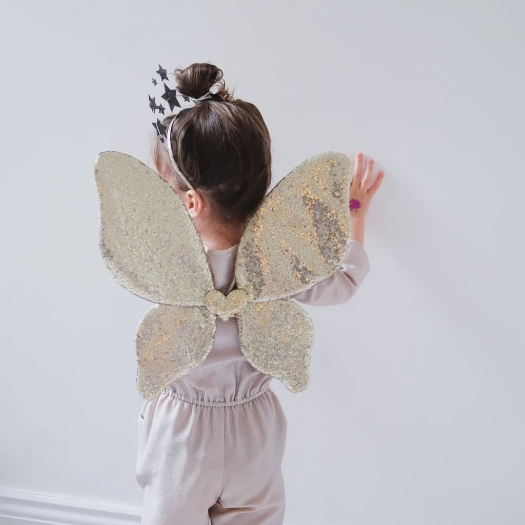 Mimi & Lula: Sparkle Sequin Wings - Gold - Acorn & Pip_Mimi & Lula