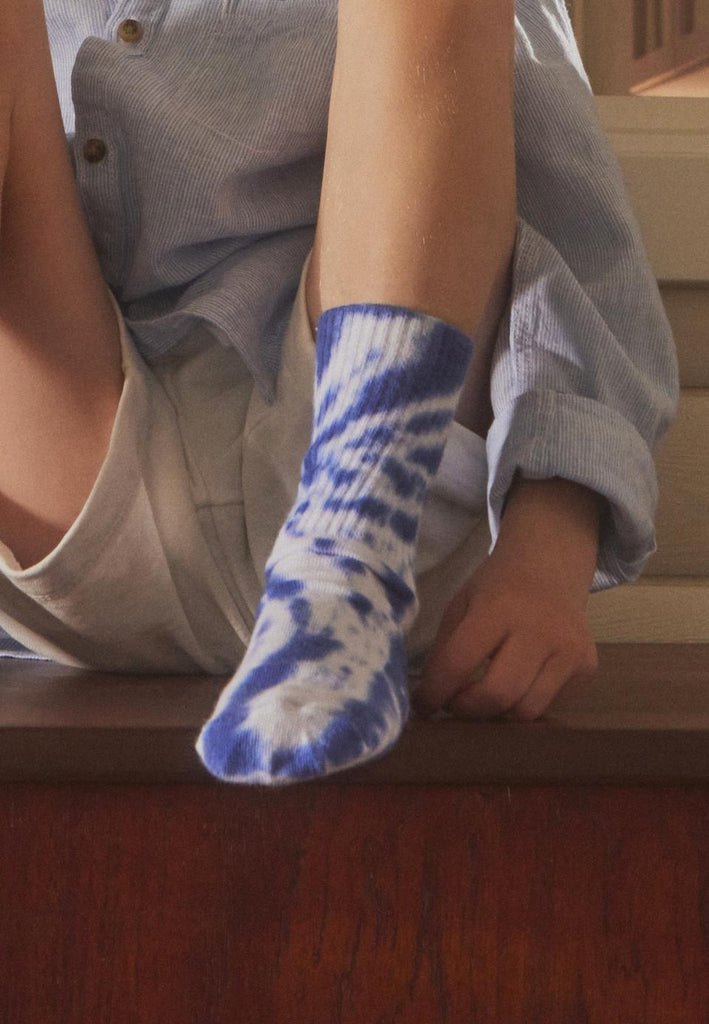 MP Denmark: Adler Tie - Dye Socks - True Blue - Acorn & Pip_MP Denmark