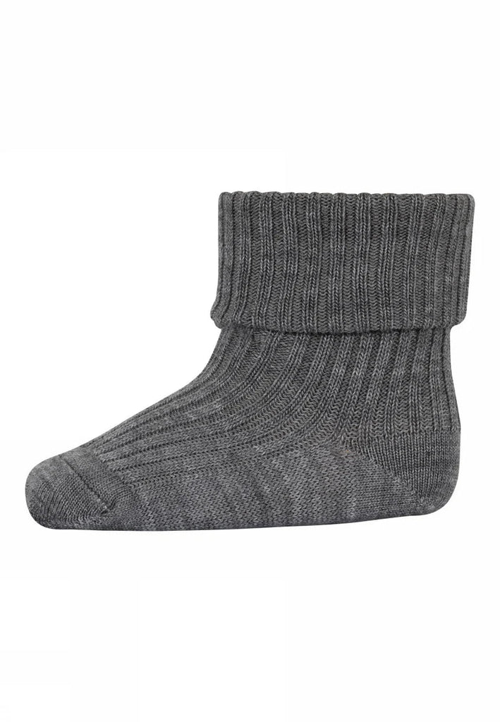 MP Denmark: Classic Hilde Socks - Grey Melange - Acorn & Pip_MP Denmark