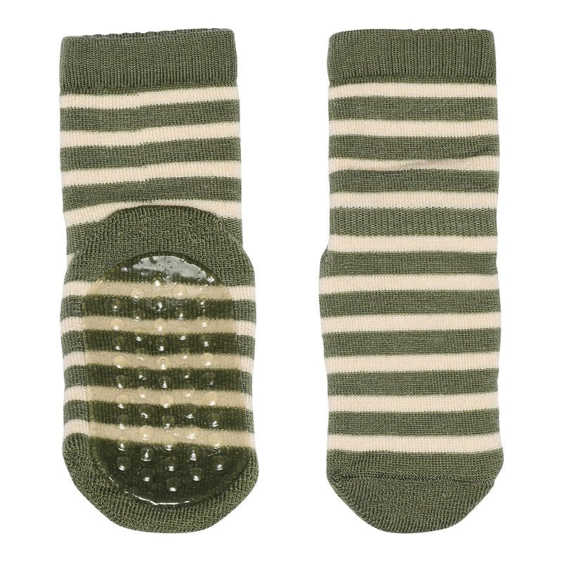 MP Denmark: Elis Anti - Slip Wool Socks - Olivine - Acorn & Pip_MP Denmark