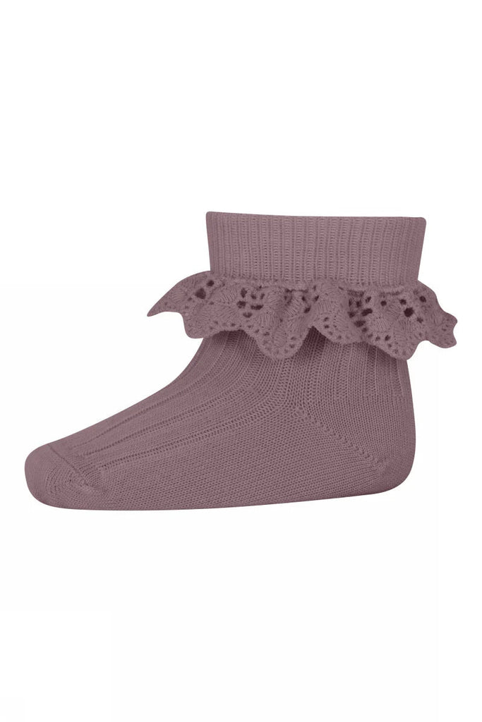 MP Denmark: Lea Socks Lace - Light Brown - Acorn & Pip_MP Denmark