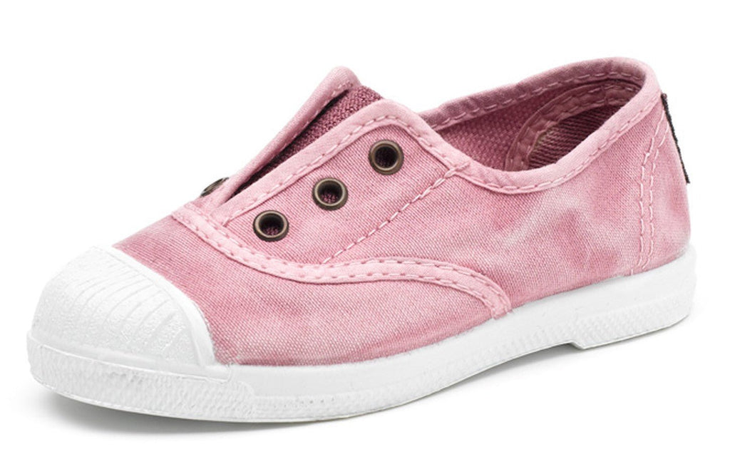 Natural World Eco: Elasticated Kids Sneakers - Pink - Acorn & Pip_Natural World Eco