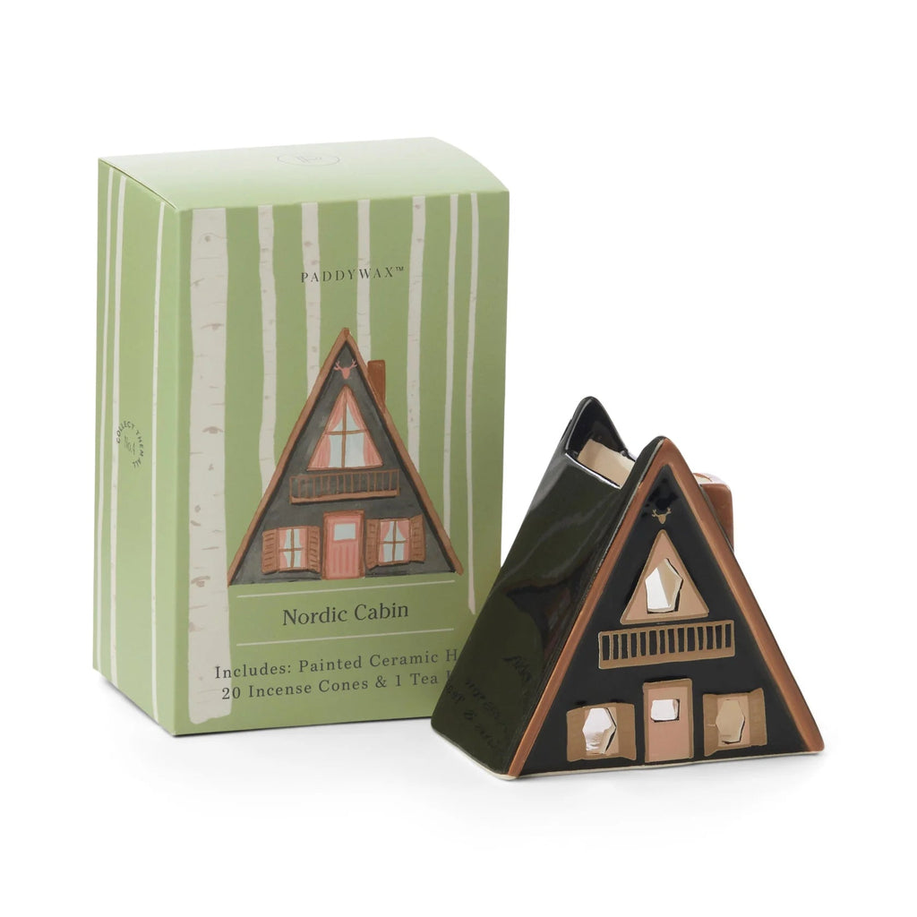 No. 01 Nordic Cabin Style Incense & Tea Light - Acorn & Pip_Acorn & Pip