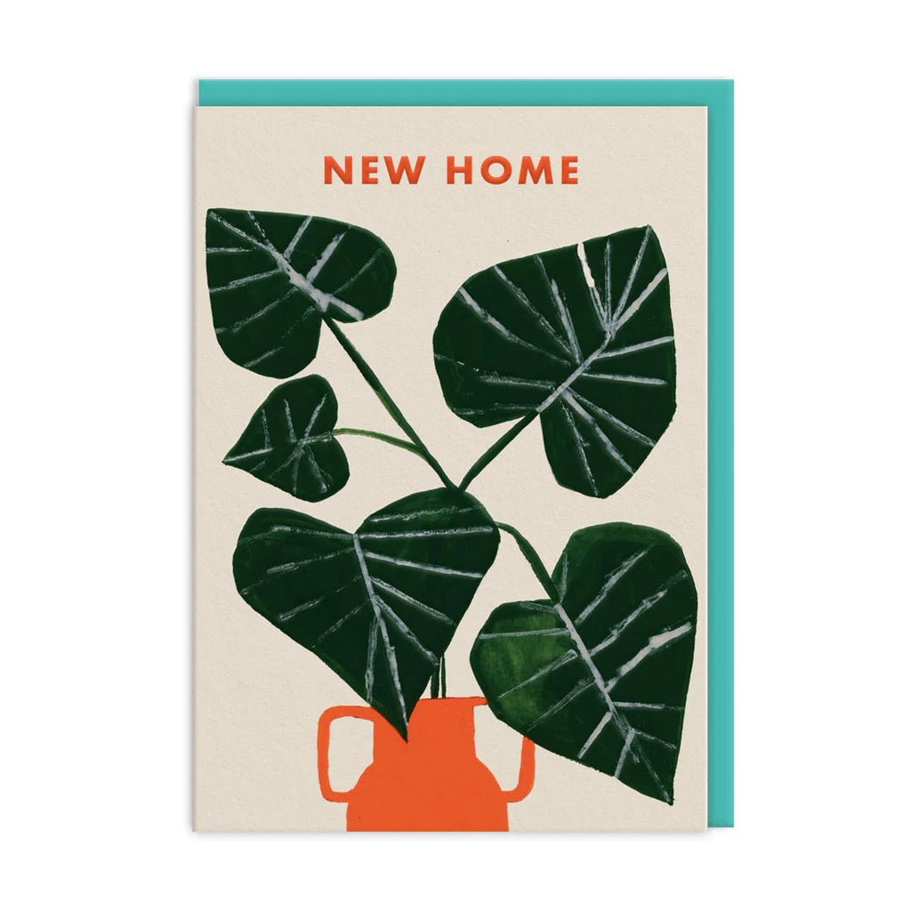 Ohh Deer: Monstera New Home Card - Acorn & Pip_Ohh Deer