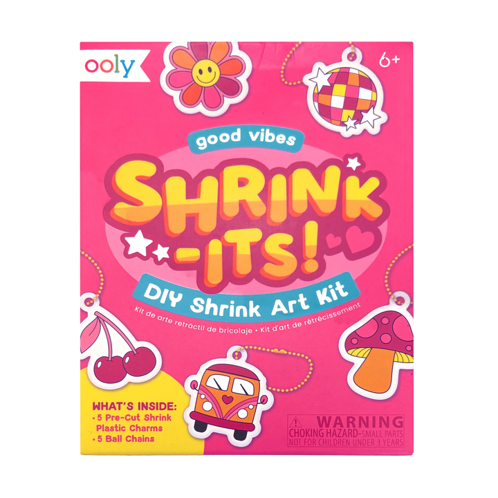 Ooly Shrink-Its Good Vibes DIY shrink art kit