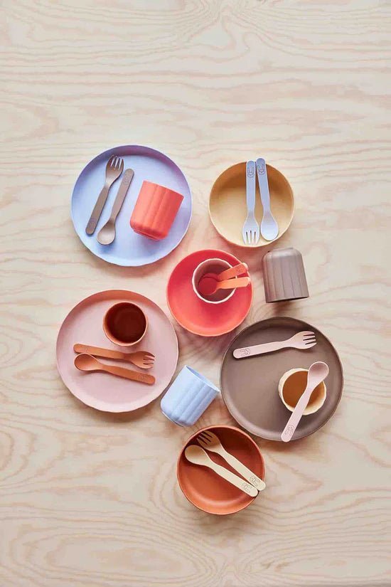 OYOY: Pullo Kid's Cutlery Set - Apricot - Acorn & Pip_OYOY