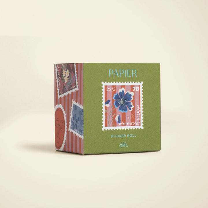 Papier Field Notes vintage stamp sticker roll