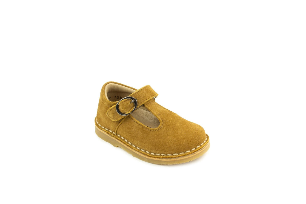 Petasil: Crosspatch Classic T - Bar Girls Shoes - Ambra Suede - Acorn & Pip_Petasil