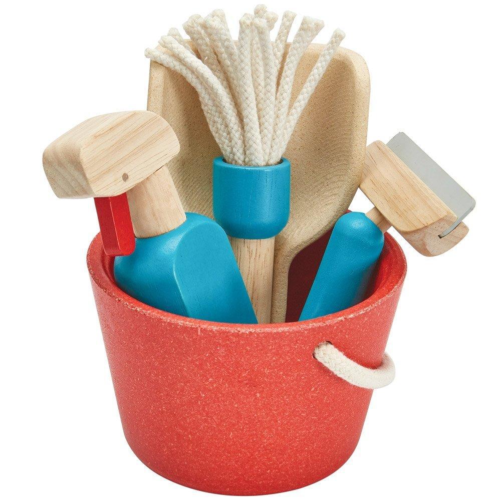 Plan Toys: Wooden Cleaning Set - Acorn & Pip_Plan Toys