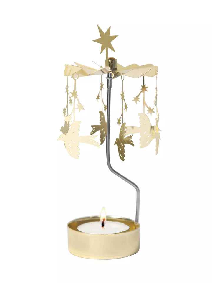 Pluto Design Starling Tealight Spinner – Gold