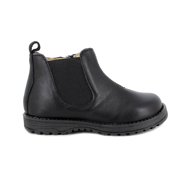 Primigi: Chelsea School Boots - Black Leather