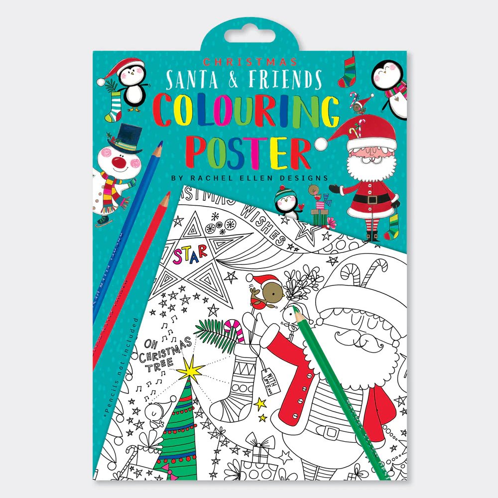 Rachel Ellen Designs: Christmas Colouring - Acorn & Pip_Rachel Ellen Designs