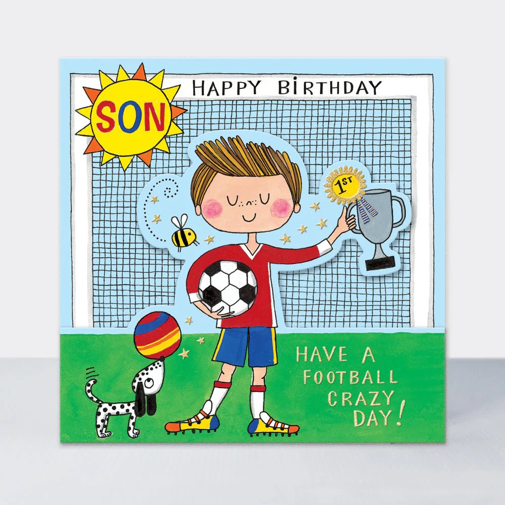 Rachel Ellen Designs: Happy Birthday Son Card - Acorn & Pip_Rachel Ellen Designs