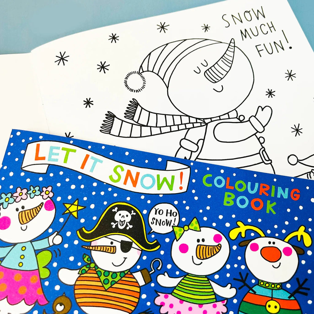 Rachel Ellen Designs: Let it snow - Colouring Book - Acorn & Pip_Rachel Ellen Designs